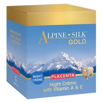 ALPINESILK Gold金装绵羊油维他命A&E 晚霜 100g